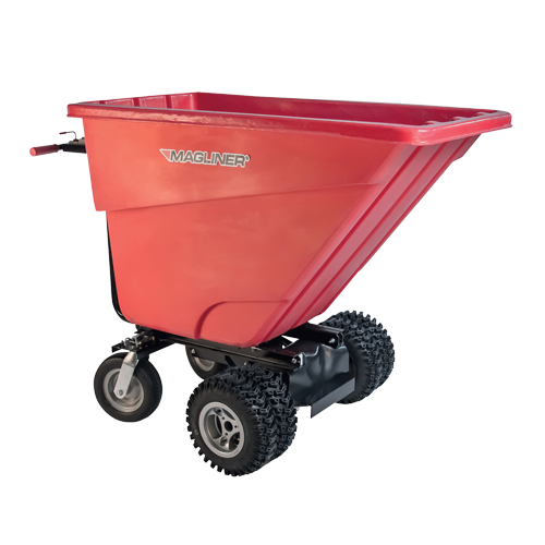 Chariot &agrave; bascule motoris&eacute;, Capacit&eacute; 13.5 cu.ft., 45" h x 33-1/2" la x 68" p Brunswick Fyr & Safety