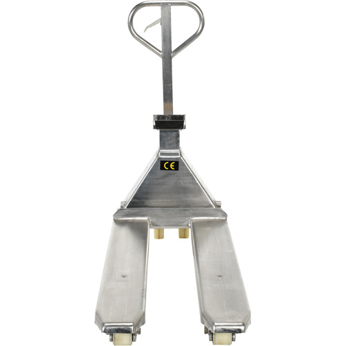 Scale Pallet Truck, 45.69" L x 21.875" W, 5000 lbs. Cap. Brunswick Fyr & Safety