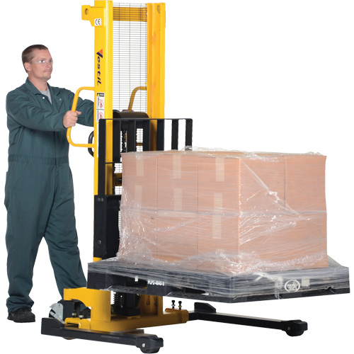 Gerbeur hydraulique manuel, Fonctionnement Pompe manuelle, Capacit&eacute; 2000 lb, Lev&eacute;e max 35" Brunswick Fyr & Safety