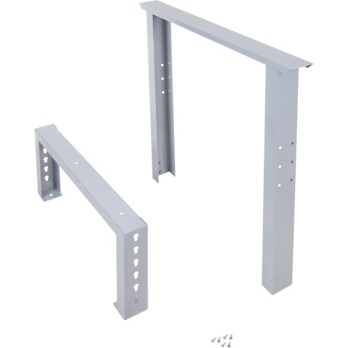 Pattes d'&eacute;tabli pour service industriel, Acier, 30" p x 34" h, Simple Brunswick Fyr & Safety