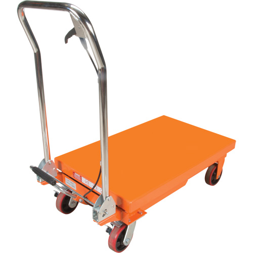 Hydraulic Scissor Lift Table, 32" L x 19-3/4" W, Steel, 1100 lbs. Capacity Brunswick Fyr & Safety
