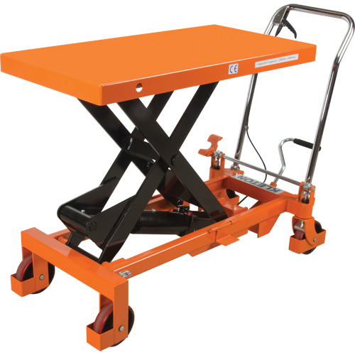 Hydraulic Scissor Lift Table, 40" L x 20 " W, Steel, 2200 lbs. Capacity Brunswick Fyr & Safety