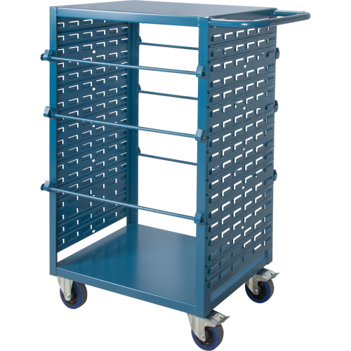 Mobile Wire Spool Cart, Steel, 6 Rod, 21" W x 48" H x 38" D, 1200 lbs. Capacity Brunswick Fyr & Safety