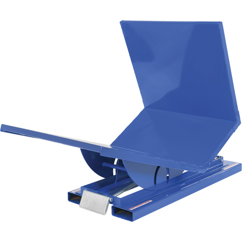 Open Sided Hopper, Steel, 1 cu.yd., Blue Brunswick Fyr & Safety