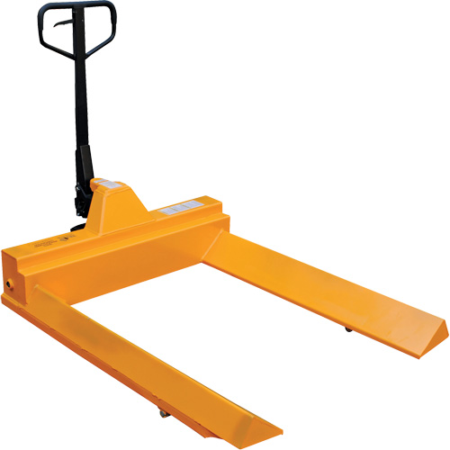 Transpalette pour mat&eacute;riaux en rouleaux, Acier, 48" lo x 7,5" la, Capacit&eacute; 4000 lb Brunswick Fyr & Safety