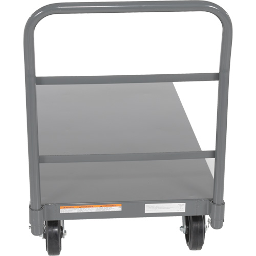 Chariot &agrave; plateforme, 48" lo x 24" la x Capacit&eacute; 2000 lb, Roues en Caoutchouc Brunswick Fyr & Safety