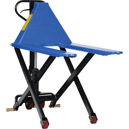 Hydraulic & Manual Skid Scissor Lift, 47" L x 27" W, Steel, 2200 lbs. Capacity Brunswick Fyr & Safety