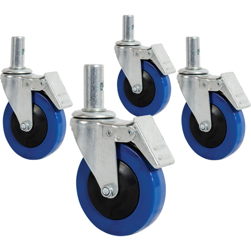 Mini roulette de 4" avec goupille verrouillable Brunswick Fyr & Safety