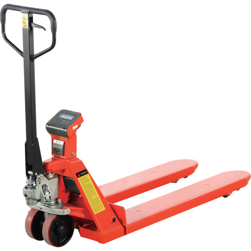 Eco Weigh-Scale Pallet Truck with Thermal Printer, 45" L x 22.5" W, 4400 lbs. Cap. Brunswick Fyr & Safety