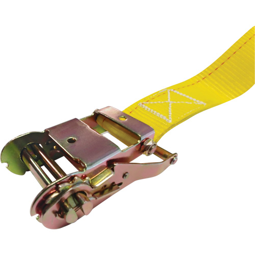 Tendeur d'arrimage &agrave; cliquet, Syst&egrave;me E-Track, 2" , 12' , Charge d'utilisation max. 1333 lb (605 kg) Brunswick Fyr & Safety