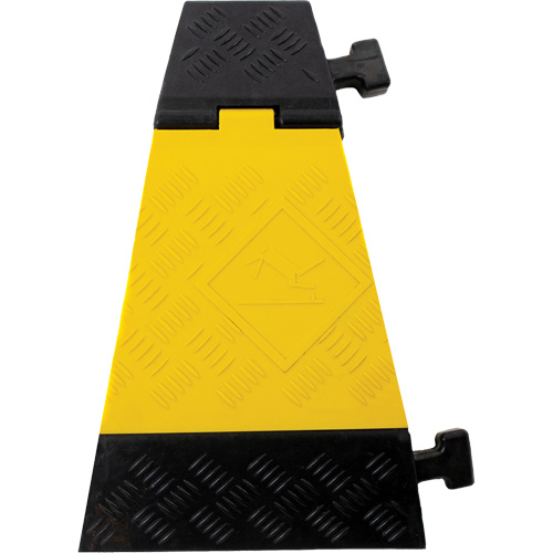 Protecteur de c&acirc;ble tourne-&agrave;-gauche robuste Powerhouse, 3 canaux, 12" lo x 19,75" la x 3" h Brunswick Fyr & Safety