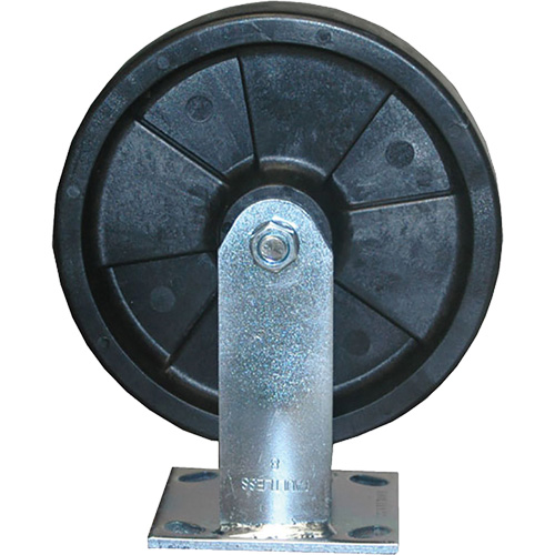Roulette fixe pour chariot &agrave; plateforme Brunswick Fyr & Safety