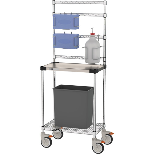 Sanitizer Station, Stainless Steel, 24" x 60" x 14", 900 lbs. Capacity Brunswick Fyr & Safety