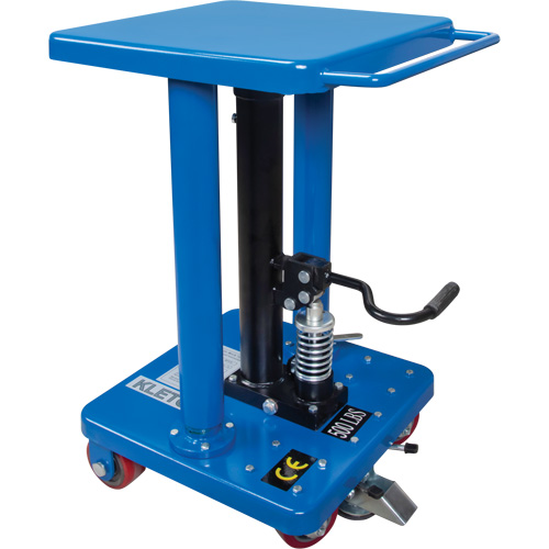 Table de travail hydraulique, 18'' lo x 18'' la, Acier, Capacit&eacute; 500 lb Brunswick Fyr & Safety