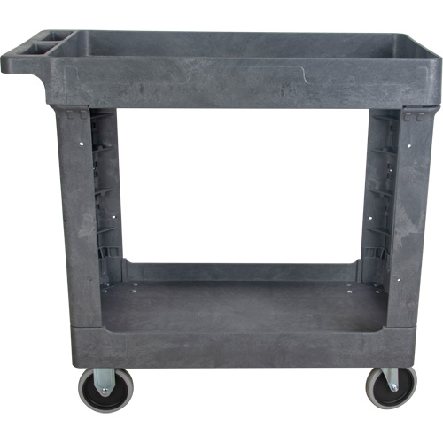 Utility Service Cart, 2 Tiers, 16-1/2" x 32-1/2" x 34-1/2", 550 lbs. Capacity Brunswick Fyr & Safety