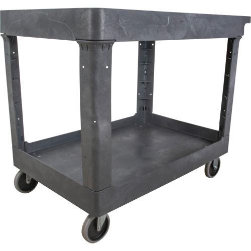 Chariot utilitaire pour l'entretien, 2 tiers, 24-5/8" x 32-1/2" x 40", Capacit&eacute; 550 lb Brunswick Fyr & Safety