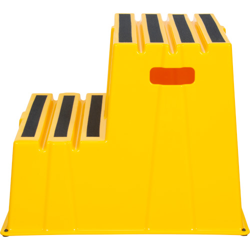 Industrial Step Stool, 2 Steps, 26" x 22-7/16" x 19-11/16" High Brunswick Fyr & Safety