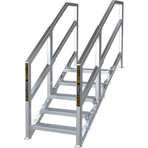 3-5 Step Telescopic Aluminum Smart Stairs Brunswick Fyr & Safety