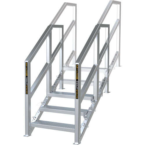3-5 Step Telescopic Aluminum Smart Stairs Brunswick Fyr & Safety