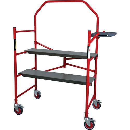 Buildman Portable Scaffold, 40-5/8" D x 4' H Brunswick Fyr & Safety