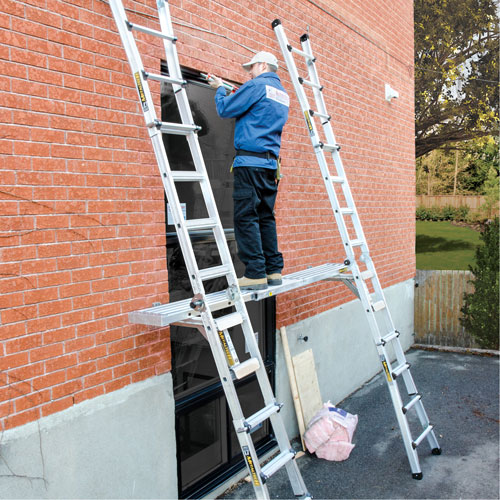 Telescoping Work Plank, 108" W x 12" D, 250 lbs. Capacity, Knocked Down Brunswick Fyr & Safety