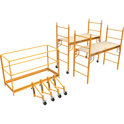 Trousse compl&egrave;te de tour d'&eacute;chafaudage pour cloison s&egrave;che de 12', 58-1/2" p x 183" h Brunswick Fyr & Safety