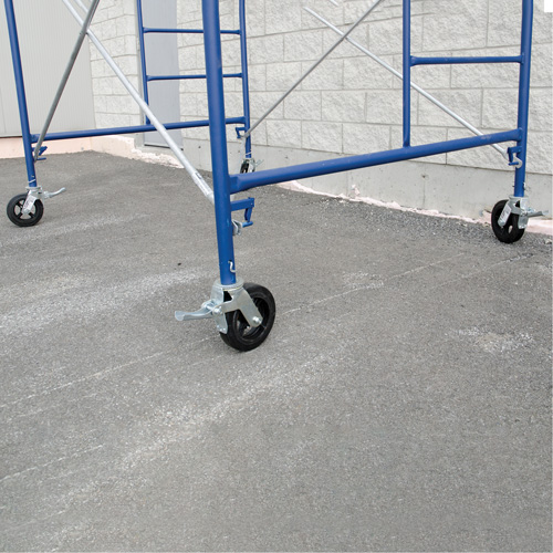 Complete Scaffold Tower with Casters, 69-1/2" D x 178" H Brunswick Fyr & Safety