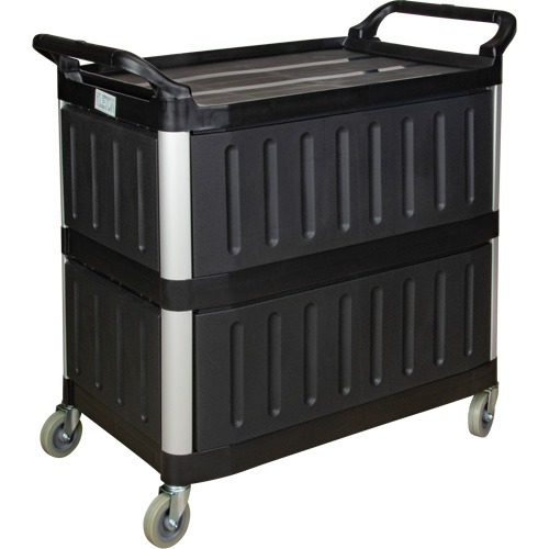Chariot utilitaire, 3 tiers, 19-3/4" x 37-1/2" x 40-1/4", Capacit&eacute; 250 lb Brunswick Fyr & Safety