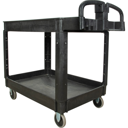 Chariot utilitaire, 2 tiers, 25-5/8" x 33-1/2" x 43-3/4", Capacit&eacute; 550 lb Brunswick Fyr & Safety