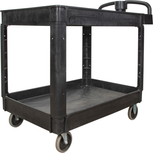 Chariot utilitaire, 2 tiers, 25-5/8" x 33-1/2" x 43-3/4", Capacit&eacute; 550 lb Brunswick Fyr & Safety