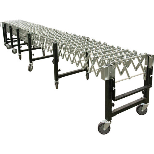 Convoyeur extensible, 18" la x 12' lo, Capacit&eacute; de 200 lb par pi lin. Brunswick Fyr & Safety