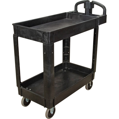 Utility Cart, 2 Tiers, 17-1/8" x 33-1/2" x 37-5/8", 550 lbs. Capacity Brunswick Fyr & Safety