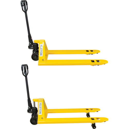 Transpalette &agrave; roues en acier, Acier, 48" lo x 27" la, Capacit&eacute; 5500 lb Brunswick Fyr & Safety