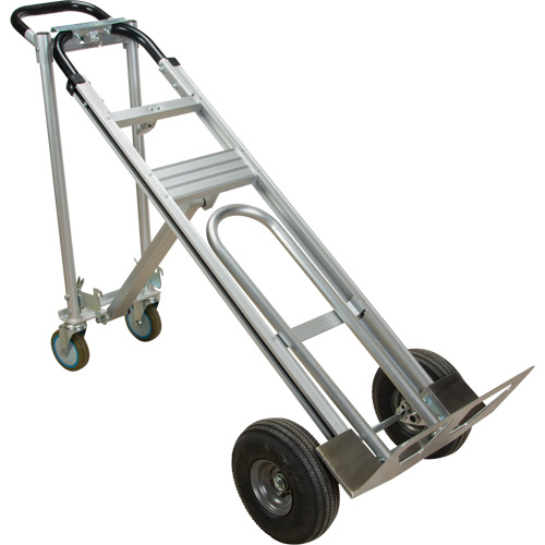 3-in-1 Convertible Hand Truck, Aluminum, 600 lbs. Capacity Brunswick Fyr & Safety