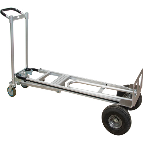 3-in-1 Convertible Hand Truck, Aluminum, 600 lbs. Capacity Brunswick Fyr & Safety