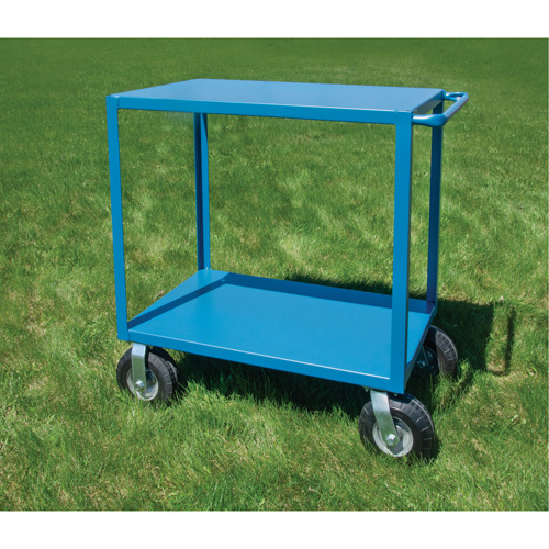  Chariot &agrave; tablettes pour l'ext&eacute;rieur, 2 Tiers, 24" la x 39" h x 51" p, Capacit&eacute; 1200 lb Brunswick Fyr & Safety