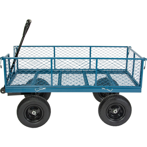 Wagon with Drop Sides, 24" W x 48" L, 800 lbs. Capacity Brunswick Fyr & Safety