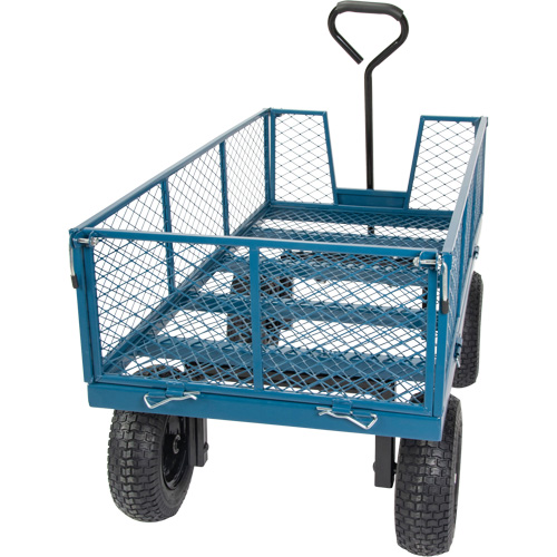 Wagon with Drop Sides, 24" W x 48" L, 800 lbs. Capacity Brunswick Fyr & Safety