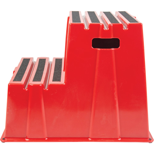 Industrial Step Stool, 2 Steps, 26" x 22-7/16" x 19-11/16" High Brunswick Fyr & Safety