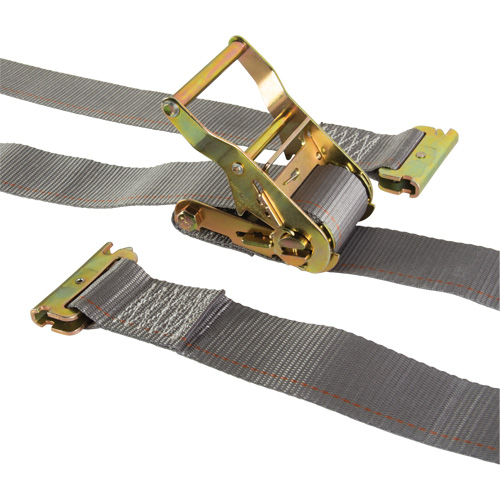Logistic Strap, Ratchet, 2" W x 16' L, 1000 lbs. (454 kg) WLL Brunswick Fyr & Safety