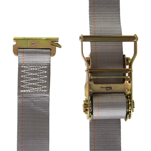 Logistic Strap, Ratchet, 2" W x 16' L, 1000 lbs. (454 kg) WLL Brunswick Fyr & Safety
