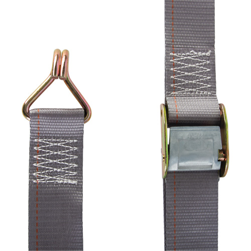 Ratchet Strap, Cam Buckle, 2" W x 16' L, 500 lbs. (227 kg) WLL Brunswick Fyr & Safety
