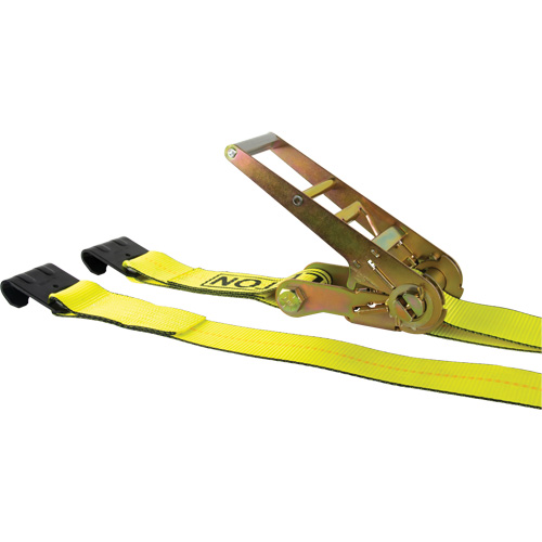 Tendeur d'arrimage pour treuil, Crochet plat, 3" , 30' , Charge d'utilisation max. 5400 lb (2449 kg) Brunswick Fyr & Safety