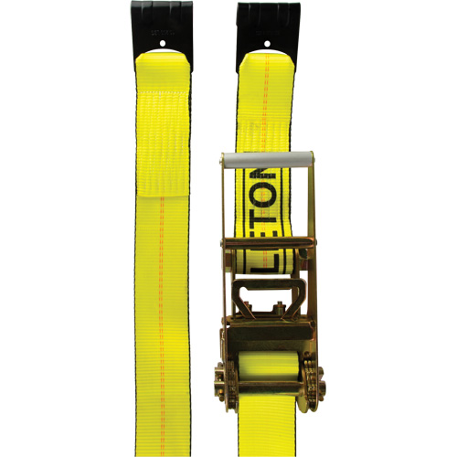 Tendeur d'arrimage pour treuil, Crochet plat, 3" , 30' , Charge d'utilisation max. 5400 lb (2449 kg) Brunswick Fyr & Safety