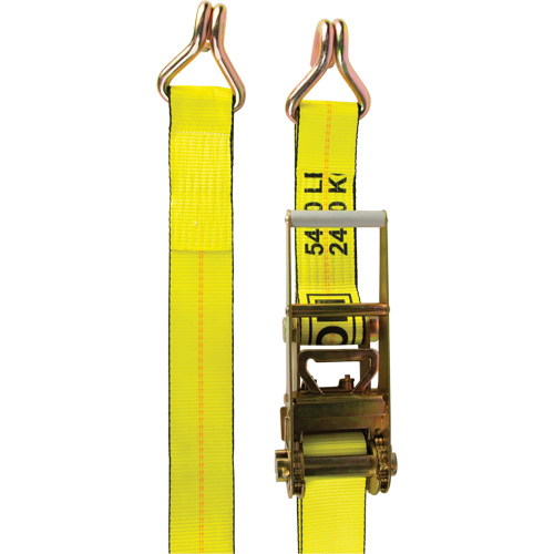 Tendeur d'arrimage pour treuil, Crochet en J, 30' , 3" , Charge d'utilisation max. 5400 lb (2449 kg) Brunswick Fyr & Safety