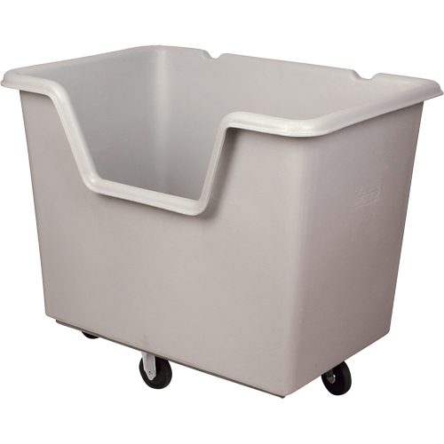 Starcart Easy-Access Box Truck, Polyethylene, 46" L x 31" W x 49" H, 24 cu. ft. Volume, 900 lbs. Capacity Brunswick Fyr & Safety