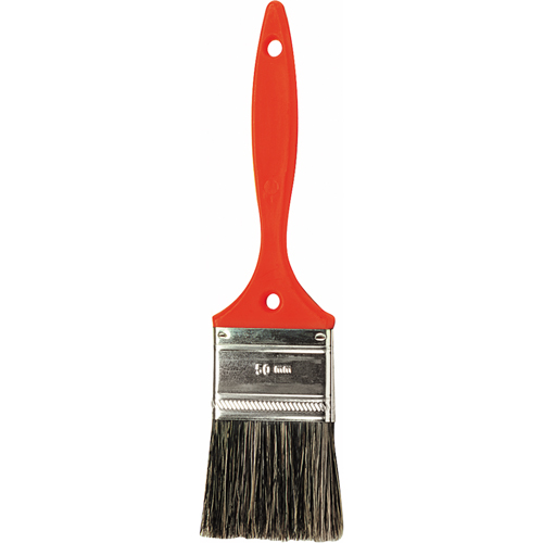 Go Paint Brush, Natural Bristles, Plastic Handle, 4" Width Brunswick Fyr & Safety