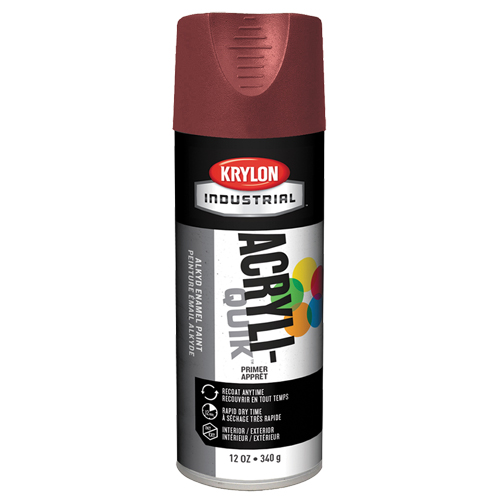 Industrial Acryli-Quik Lacquer, Ruddy Brown, Very Flat, 12 oz., Aerosol Can Brunswick Fyr & Safety