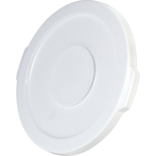 Round Brute&reg; Tops, Flat Lid, Plastic/Polyethylene, Fits Container Size: 15-5/8" Dia. Brunswick Fyr & Safety