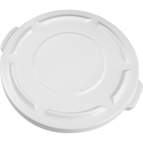 Round Brute&reg; Tops, Flat Lid, Plastic/Polyethylene, Fits Container Size: 19-7/8" Dia. Brunswick Fyr & Safety